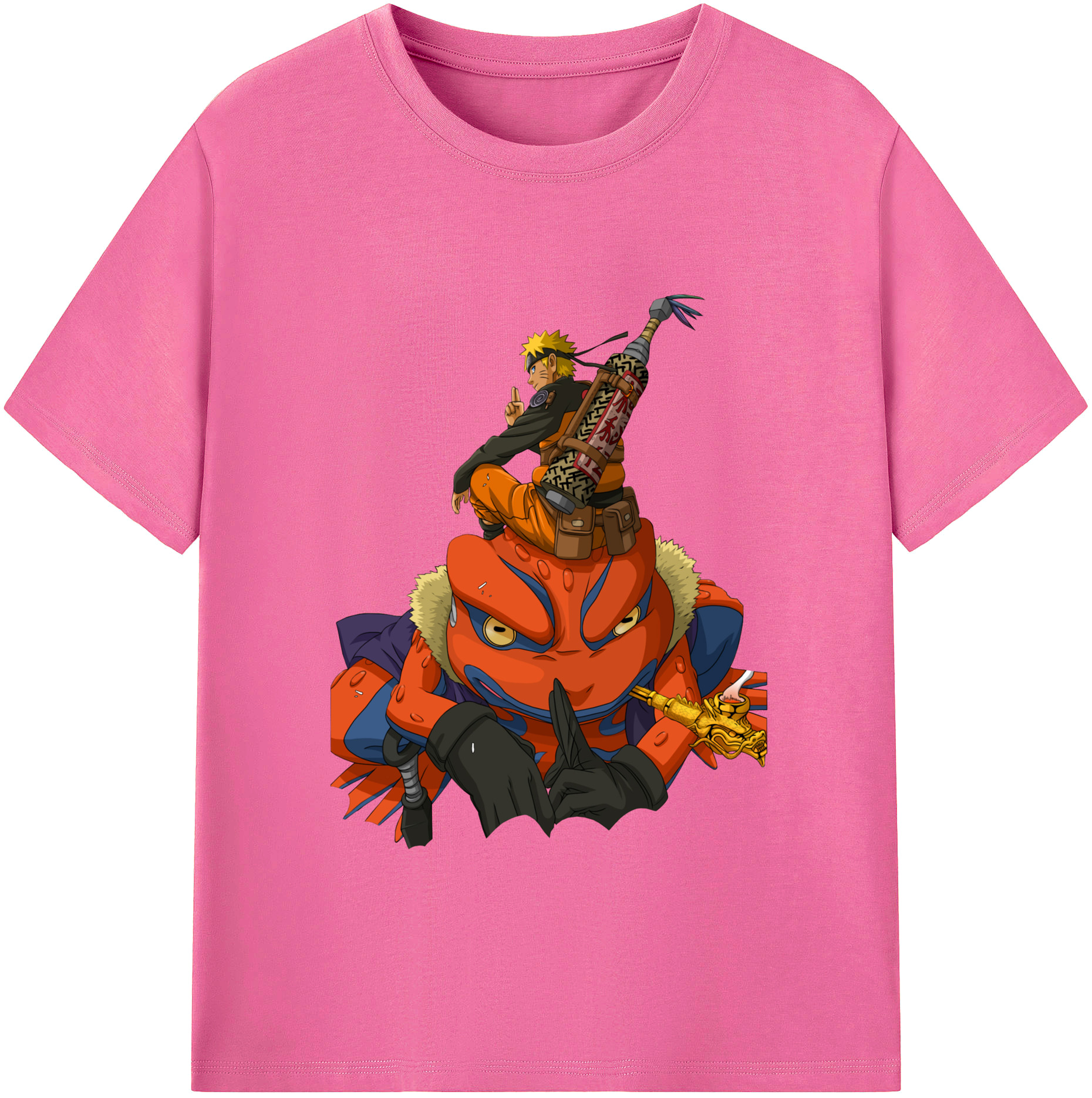 （画像用） NARUTO -ナルト- うずまき ナルト Uzumaki Naruto レディースカジュアルプリントTシャツ（綿100％）